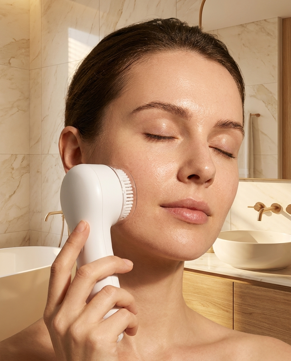 Velvyn Purify brush in use