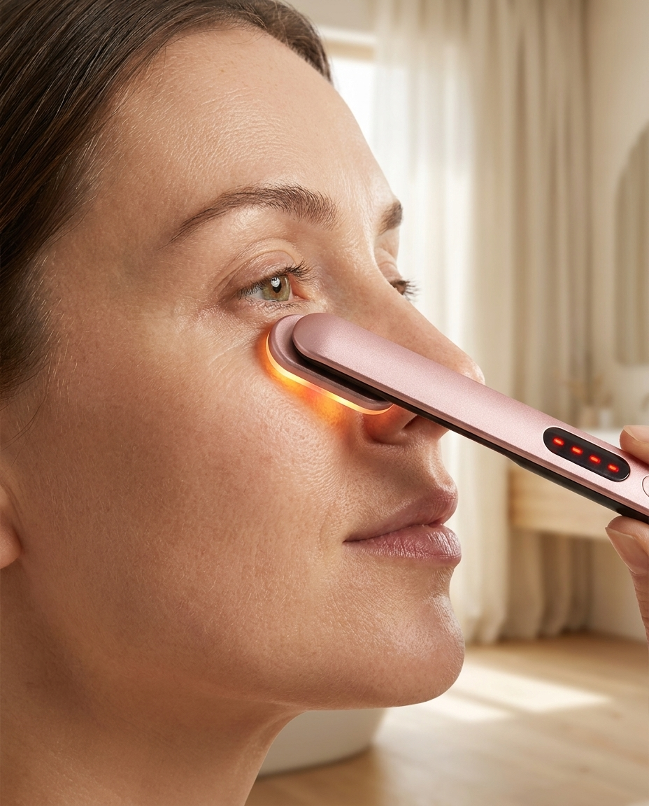 Velvyn Halo eye wand in use